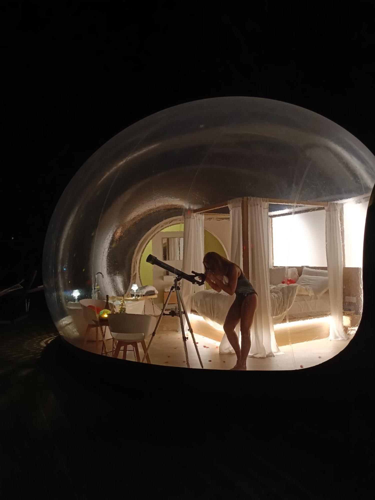 Bubble Room Puglia Villa Bautier Bubblenights Cerignola Eksteriør bilde