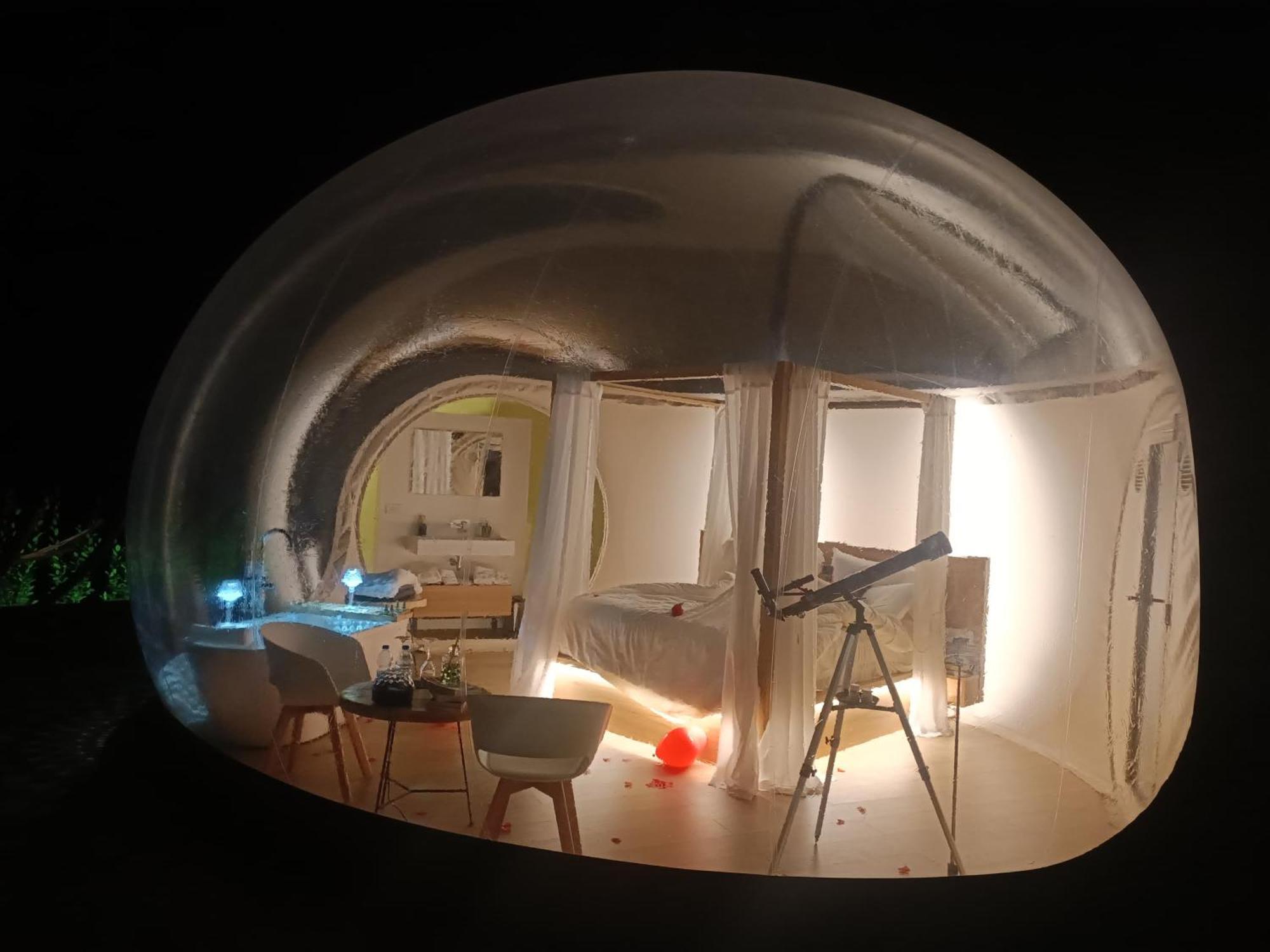 Bubble Room Puglia Villa Bautier Bubblenights Cerignola Eksteriør bilde