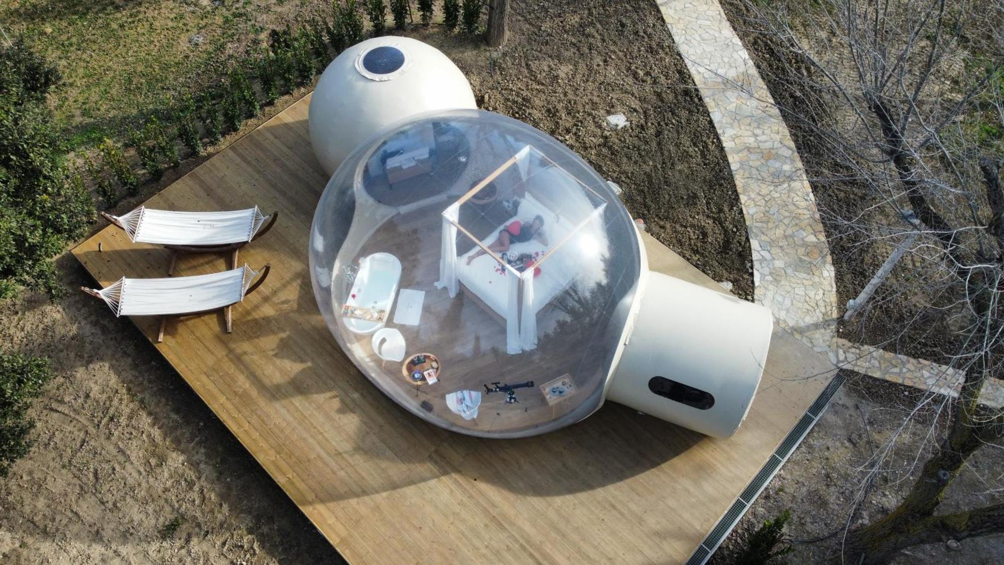 Bubble Room Puglia Villa Bautier Bubblenights Cerignola Eksteriør bilde